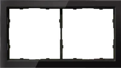 Donel R98 Glass рамка 2-я Черное стекло, серия DA
