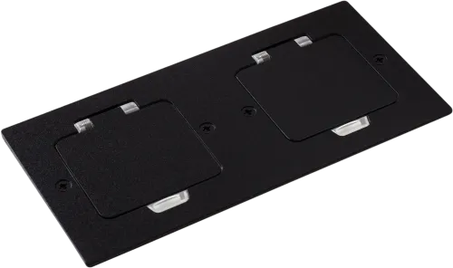 Фото Лючок Surface 4 мод. (2 мод. 45х45 мм.), антрацит, IP44