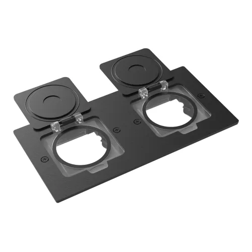 Фото Лючок Surface 4 мод. (2 мод. 45х45 мм.), антрацит, IP44