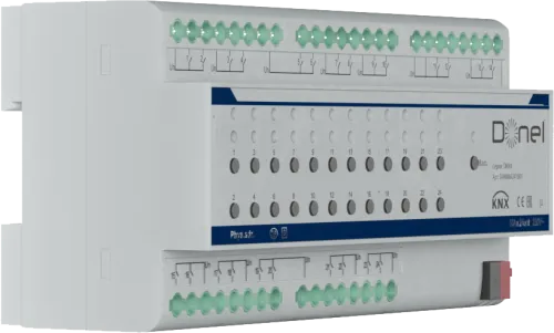 Фото KNX 24-канальный многофункциональный актуатор, 10A