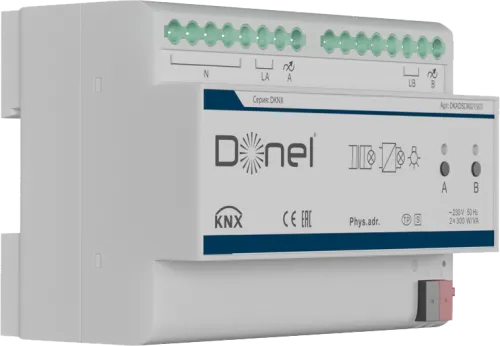 Фото KNX SCR диммер 2-канальный