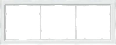 Donel R98 Glass рамка 3-я Белое стекло, серия DA