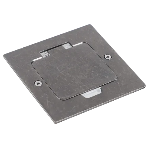 Фото Лючок Surface 2 мод. (1 мод. 45х45 мм.), оцинкованная сталь, IP44, (с уст. набором)